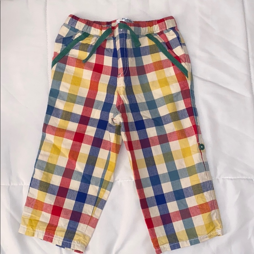 Mini Boden Multi-Color Roll-Up Trousers